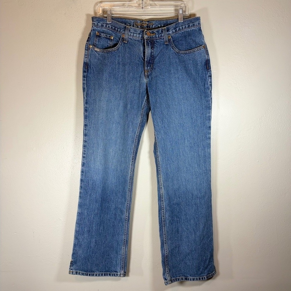 Cruel Girl Slim Jeans Womens Size 29 Medium Wash Straight Leg Western Denim Blue